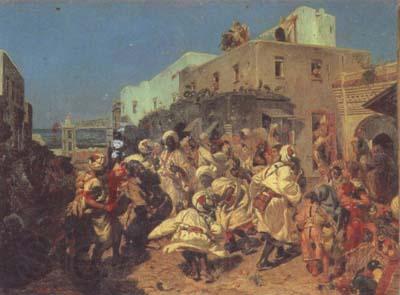 Alfred Dehodencq Blacks Dancing in Tangiers (san26)